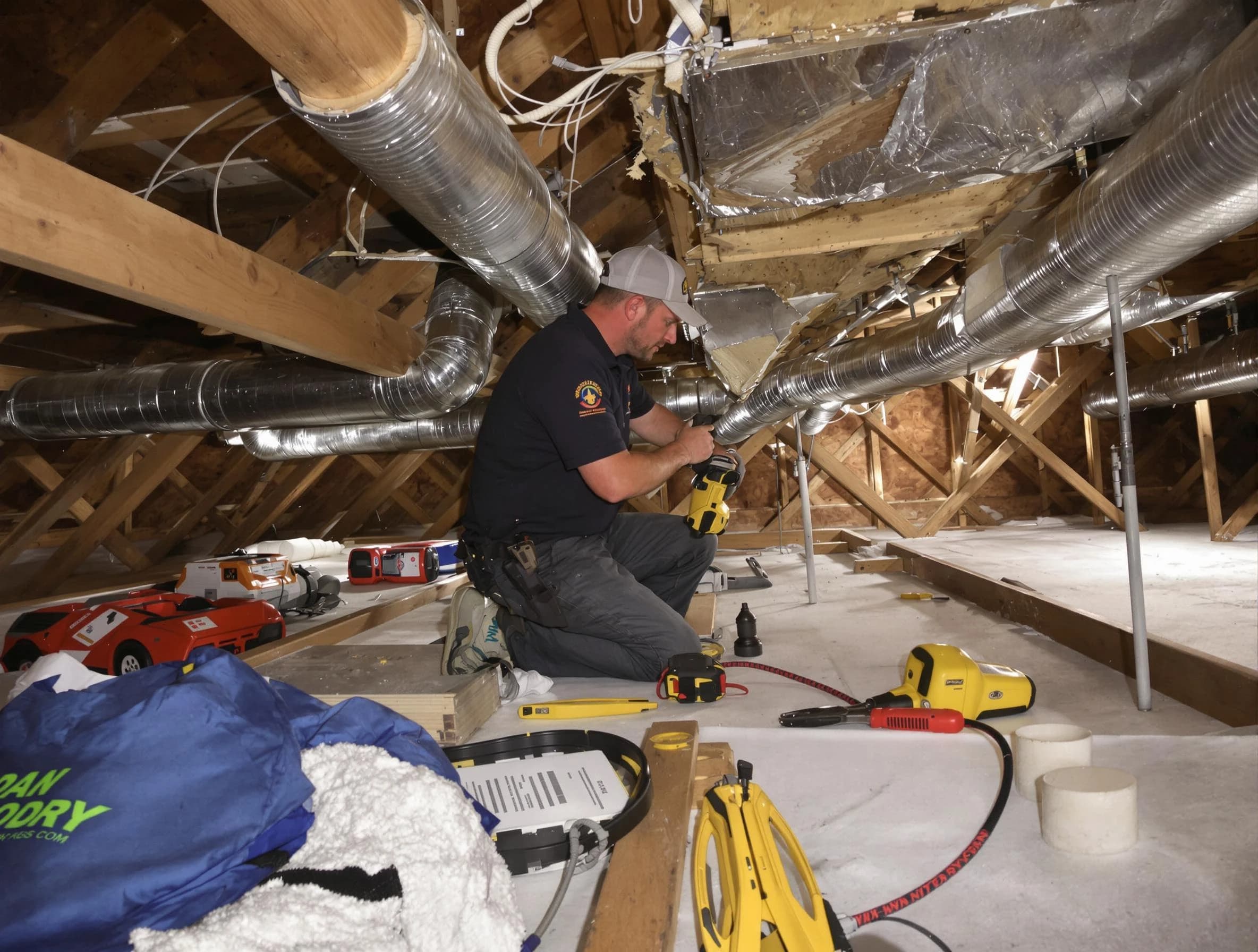 Professional air duct repair by Fall River Air Duct Cleaning in Fall River