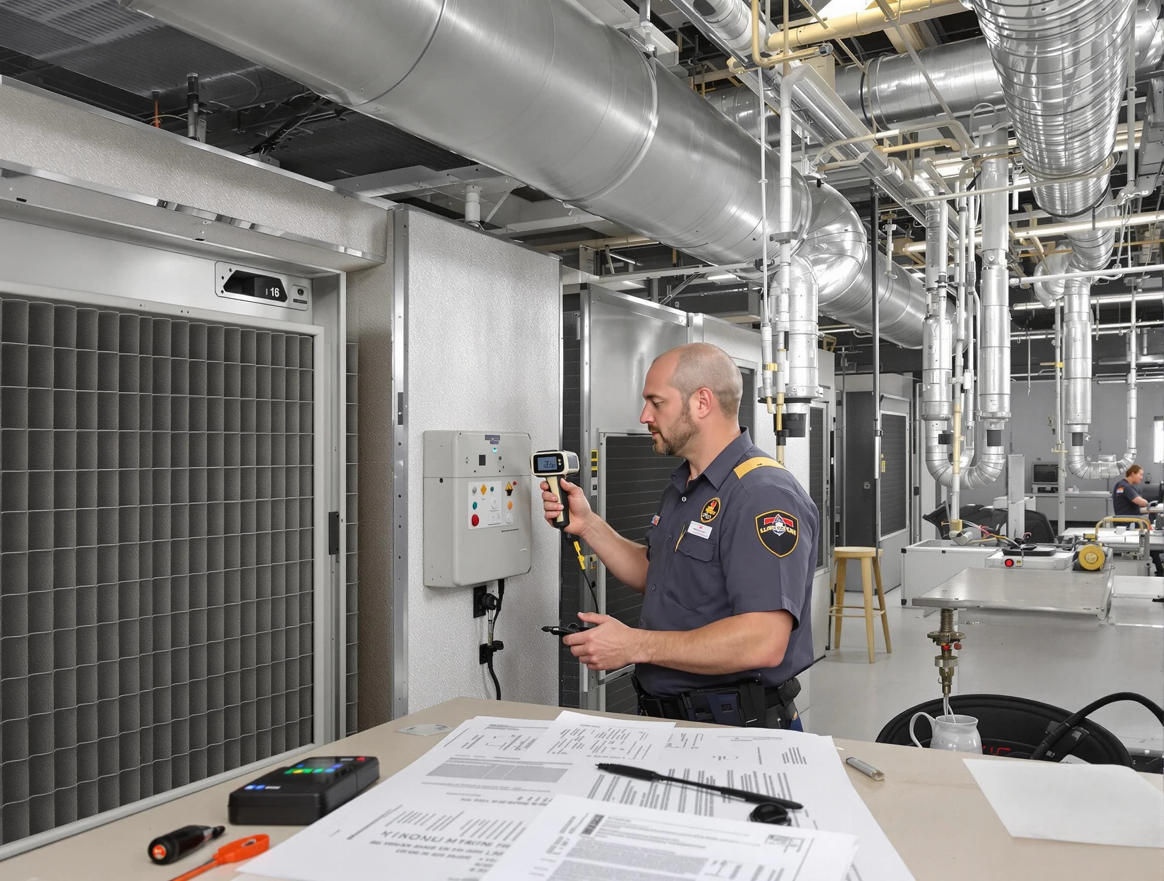 Professional filter system inspection by Fall River Air Duct Cleaning in Fall River