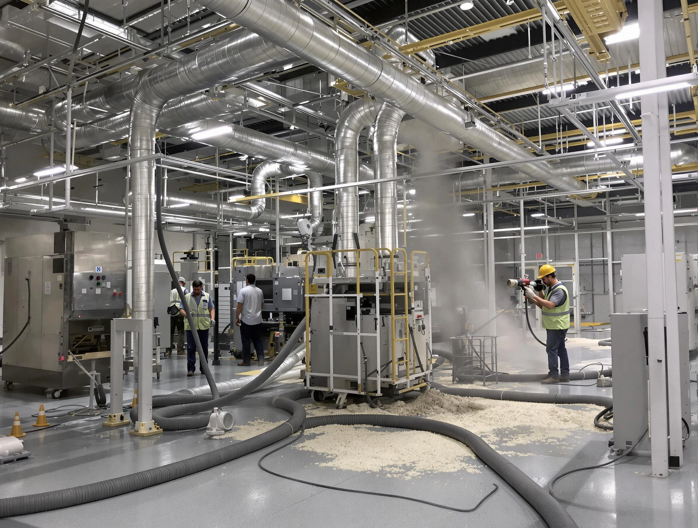 Heavy-duty industrial duct cleaning by Fall River Air Duct Cleaning in Fall River